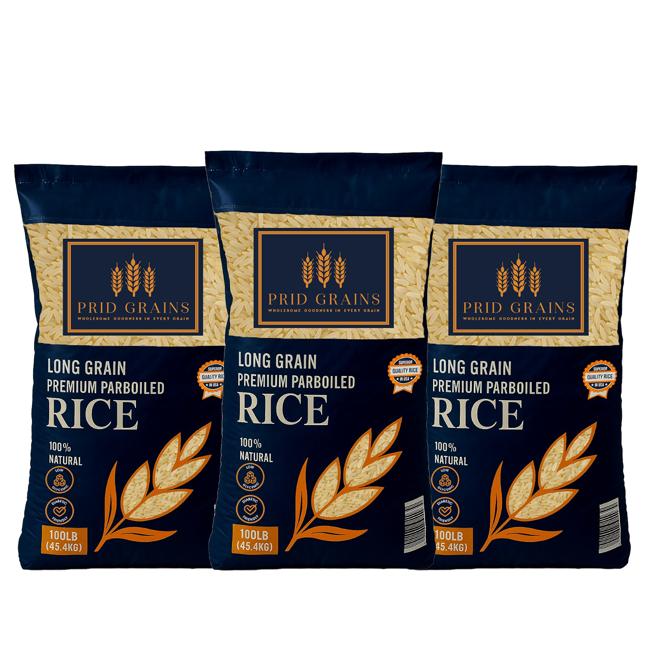 Premium Parboiled Rice 3 Bags (300lb) – Send Food to Liberia
