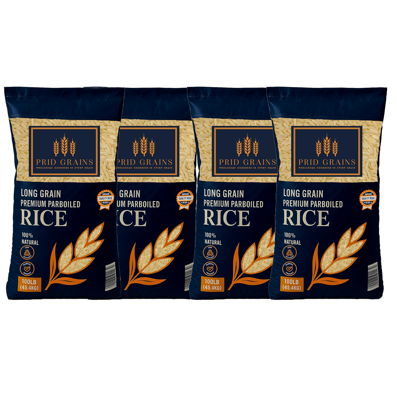 Premium Parboiled Rice 4 Bags (400lb)– Send Rice to Liberia