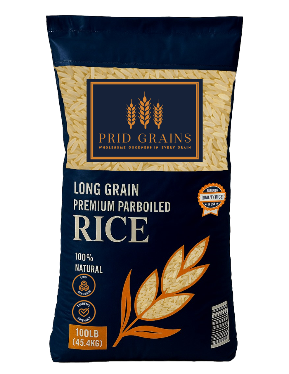Premium Parboiled Rice 1 Bag(100lb) – Send Food to Liberia