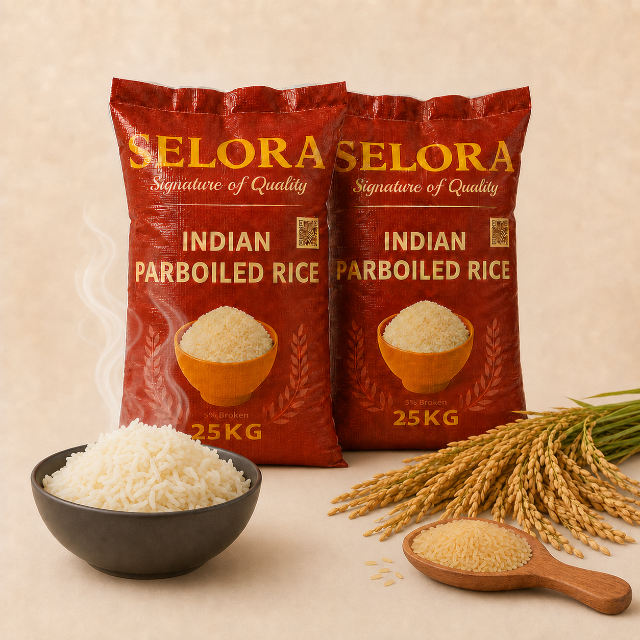 Indian Parboiled Rice - Selora
