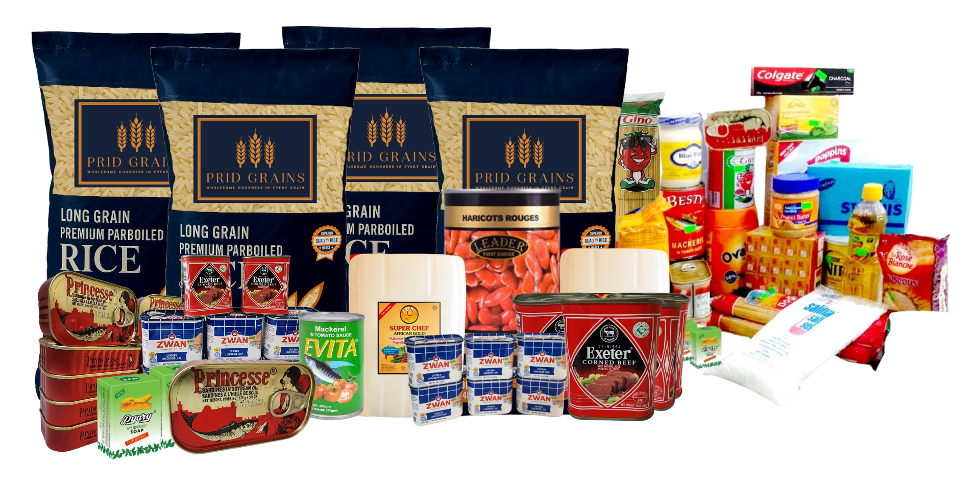 Trusted brand in usa for sending premium parboiled rice and food to liberia